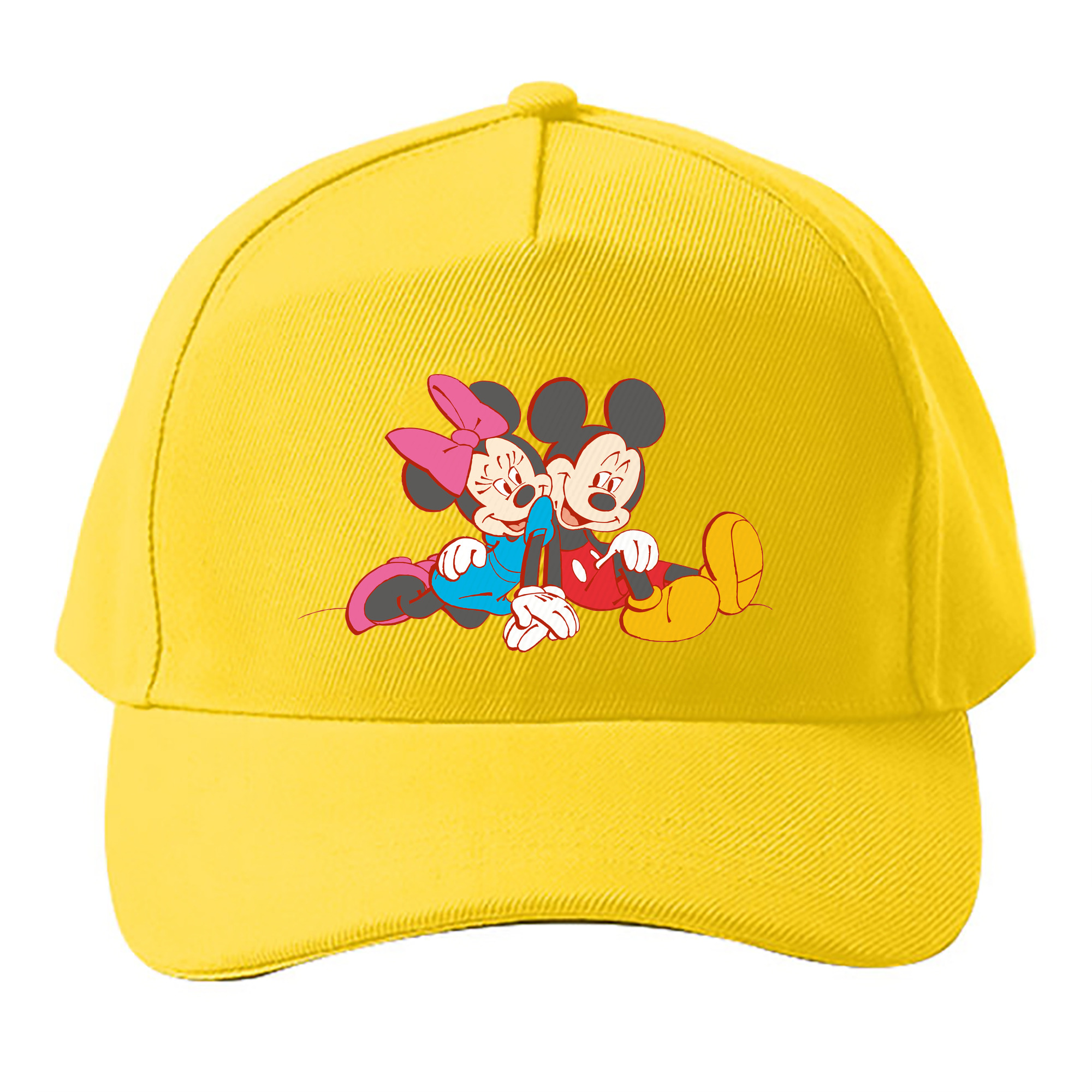 （画像用） ミッキーマウス Mickey Mouse ベースボールキャップ 綿100％ 男女兼用 帽子 スポーツ